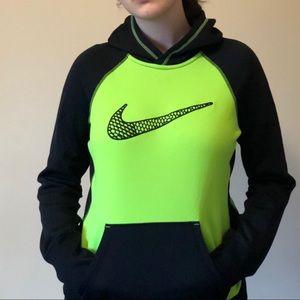 Nike Thermafit Neon Green Sweatshirt Hoodie